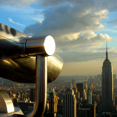 Viewer and Empire State Building