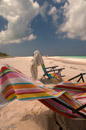 Beach chairs Pink Sands Beach