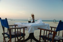 Mtoni Marine beach dinner table