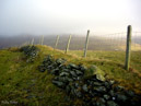 Dry stone wall & cloud