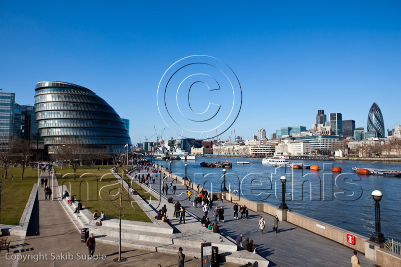 City Hall from Tower Bridge