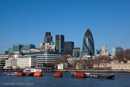 Tower of London dwarfed by skyscrapers