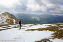 Walker looks down at Keswick and Derwent water