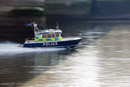 Police boat on the Thames
