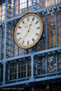 Clock at St Pancras international railway station
