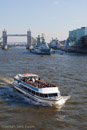 Tourist boat on the Thames